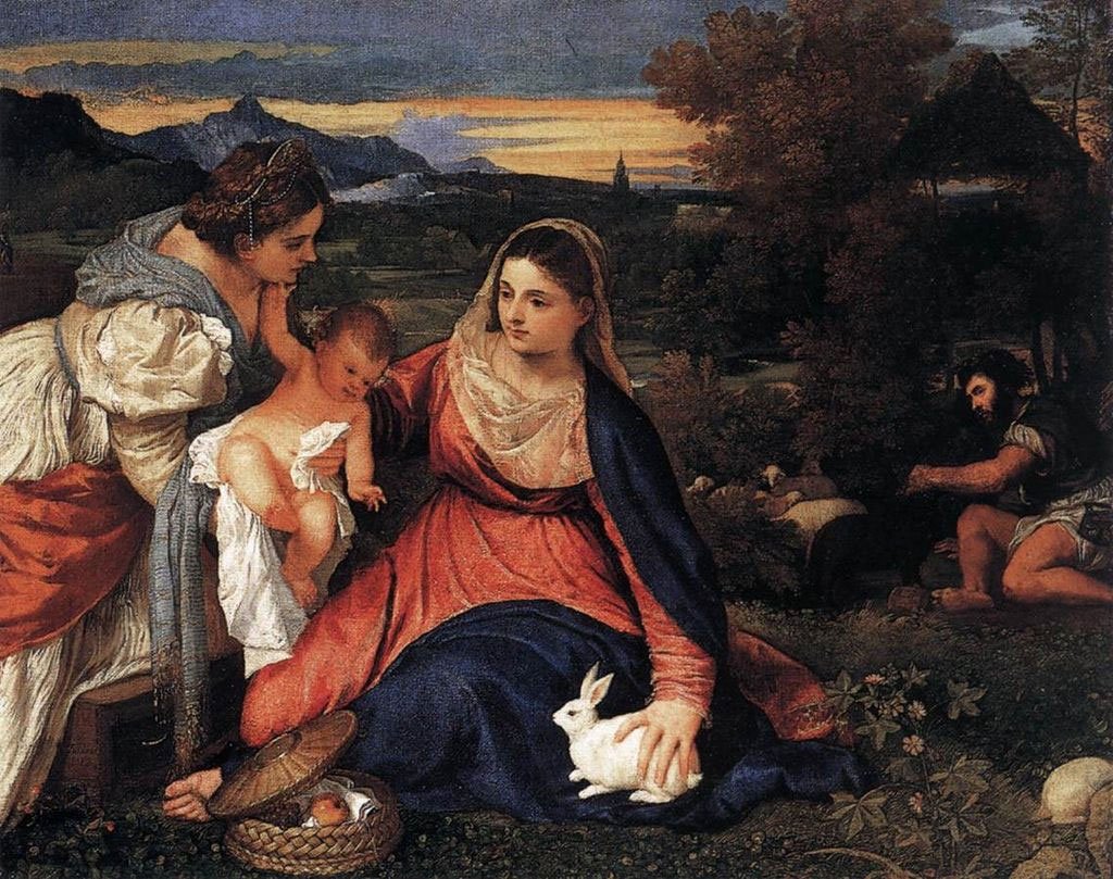 The Madonna of the Rabbit - Titian